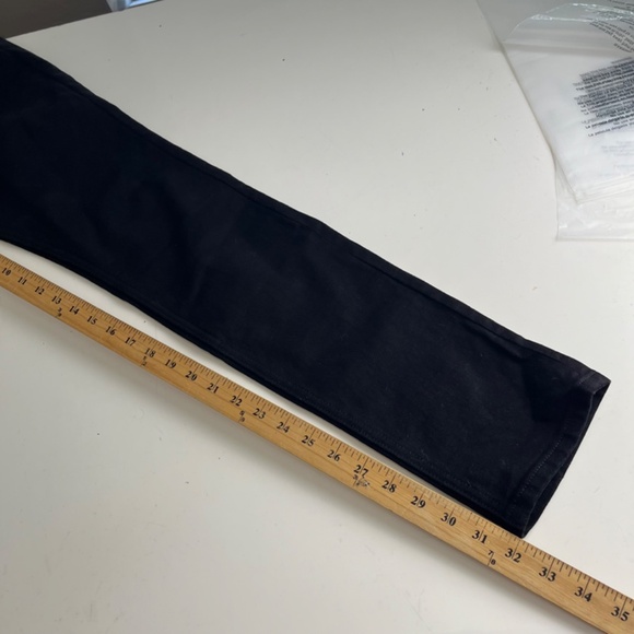 Tobacco Motorwear Co Black Denim Lined Straight Leg Cushioned Jeans Mens 28 x 32 - Picture 10 of 12